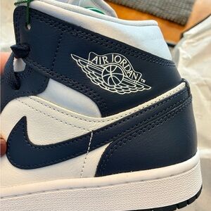 Jordan 1 Mid SE in Football Grey and Midnight Navy